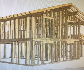 CAD Planung Holzhaus 